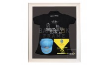 กรอบรูปโชร์เสื้อ หมวก ผ้าพันคอ จิตอาสาพระราชทาน